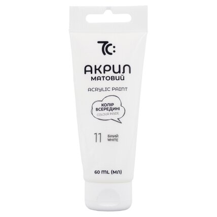 Akriliniai dažai 7C, 60 ml, baltos sp. Akriliniai dažai 7C, 60 ml, baltos sp.