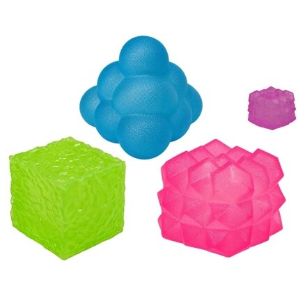 Antistresinis žaislas SQUISH & SQUEEZE SUGAR, 55x55x55mm, įvairių sp. 3