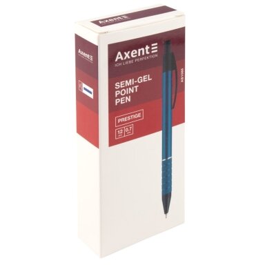 Automatinis tušinukas PRESTIGE, Axent, 0.7mm, mėlynos sp. metalinis korpusas, mėlynos sp. Automatinis tušinukas PRESTIGE, Axent, 0.7mm, mėlynos sp. metalinis korpusas, mėlynos sp.
