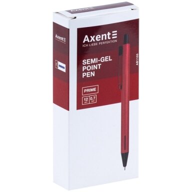 Automatinis tušinukas PRIME, Axent, 0.7mm, rožinio aukso sp. korpusas, mėlynos sp. Automatinis tušinukas PRIME, Axent, 0.7mm, rožinio aukso sp. korpusas, mėlynos sp.