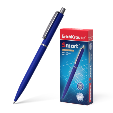 Automatinis tušinukas SMART, ErichKrause, 0.7mm, mėlynos sp. Automatinis tušinukas SMART, ErichKrause, 0.7mm, mėlynos sp.