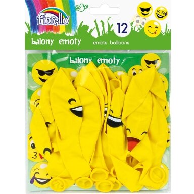 Balionai PARTY EMOTS, Fiorello, 12 vnt.