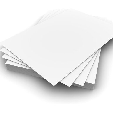 Baltas kartonas, A5, 20 lapų, 240gsm