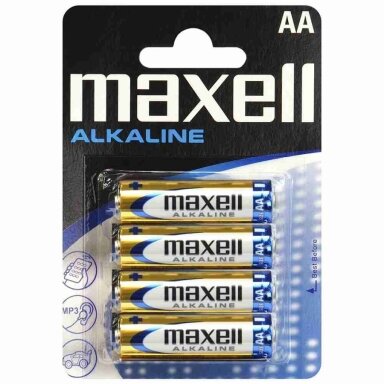 Baterijos MAXELL Alkaline, AA (LR6), 4 vnt. Baterijos MAXELL Alkaline, AA (LR6), 4 vnt.