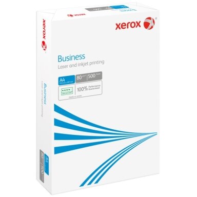 Biuro kopijavimo popierius XEROX Business, A4, 80gsm, 500 lapų Biuro kopijavimo popierius XEROX Business, A4, 80gsm, 500 lapų