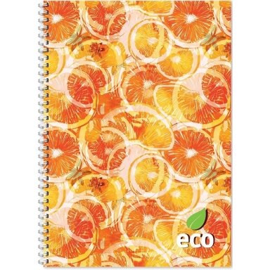 Bloknotas COLOUR, A4, langeliais, 80 lapų, 70gsm, su spalvotomis kraštinėmis, su spirale šone Bloknotas COLOUR, A4, langeliais, 80 lapų, 70gsm, su spalvotomis kraštinėmis, su spirale šone