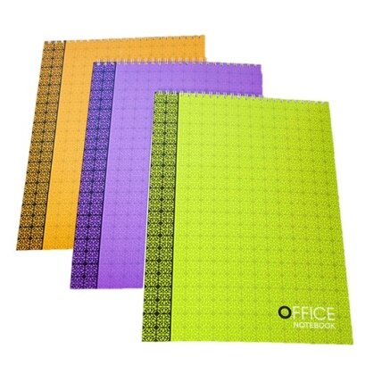 Bloknotas, A4, langeliais, 48 lapai, 70gsm, su spirale viršuje Bloknotas, A4, langeliais, 48 lapai, 70gsm, su spirale viršuje