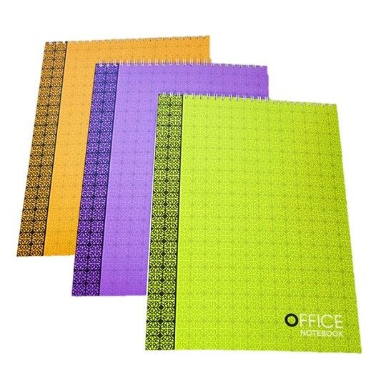 Bloknotas, A4, langeliais, 48 lapai, 70gsm, su spirale viršuje Bloknotas, A4, langeliais, 48 lapai, 70gsm, su spirale viršuje
