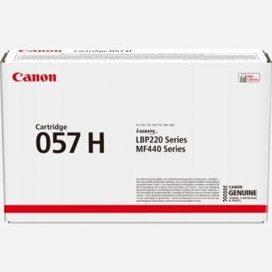Canon 057H (3010C004) Lazerinė kasetė, Juoda Canon 057H (3010C004) Lazerinė kasetė, Juoda