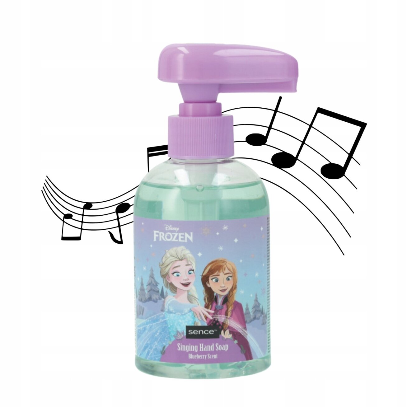 Dainuojantis skystas rankų muilas vaikams Frozen, 250 ml