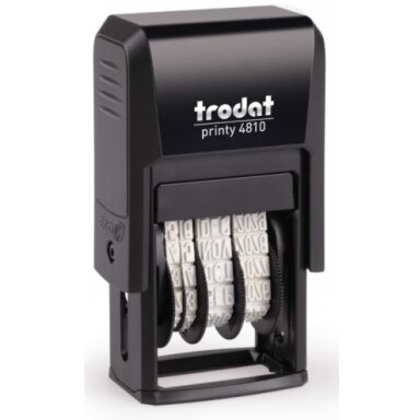 Datos antspaudas TRODAT 4810, 3,8mmx21mm, mėlynos sp. rašalas