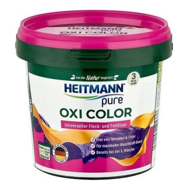 Dėmių valiklis HEITMANN Oxi Color, 500 g