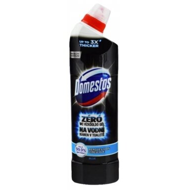 Dezinfekcinis WC valiklis DOMESTOS Zero Limescale Blue, 750 ml