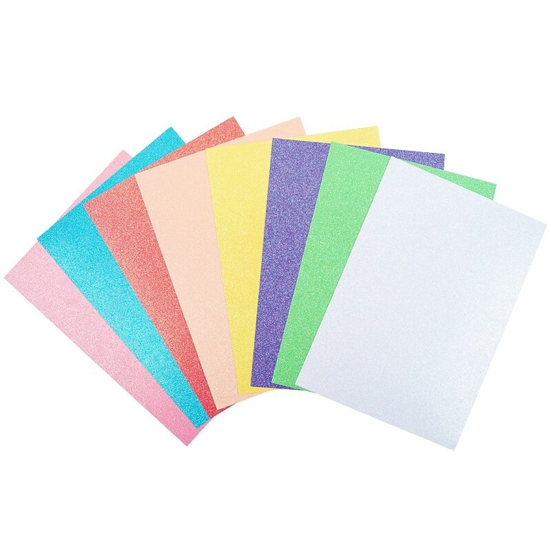 Dekoratyvinis spalvotas kartonas KITE, A4, 290gsm, 8 blizgančios sp. 1
