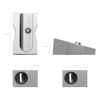 Drožtukas FERRO, ErichKrause, 14x10x25mm Drožtukas FERRO, ErichKrause, 14x10x25mm