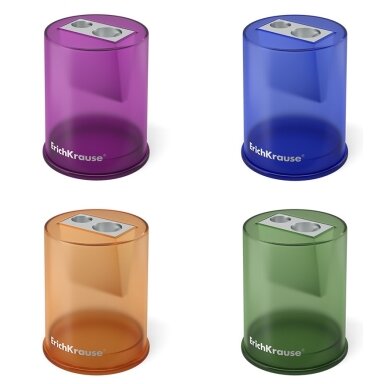 Dvigubas drožtukas FERRO CONTAINER PLUS, ErichKrause, su konteineriu, 43x50,5x40mm Dvigubas drožtukas FERRO CONTAINER PLUS, ErichKrause, su konteineriu, 43x50,5x40mm