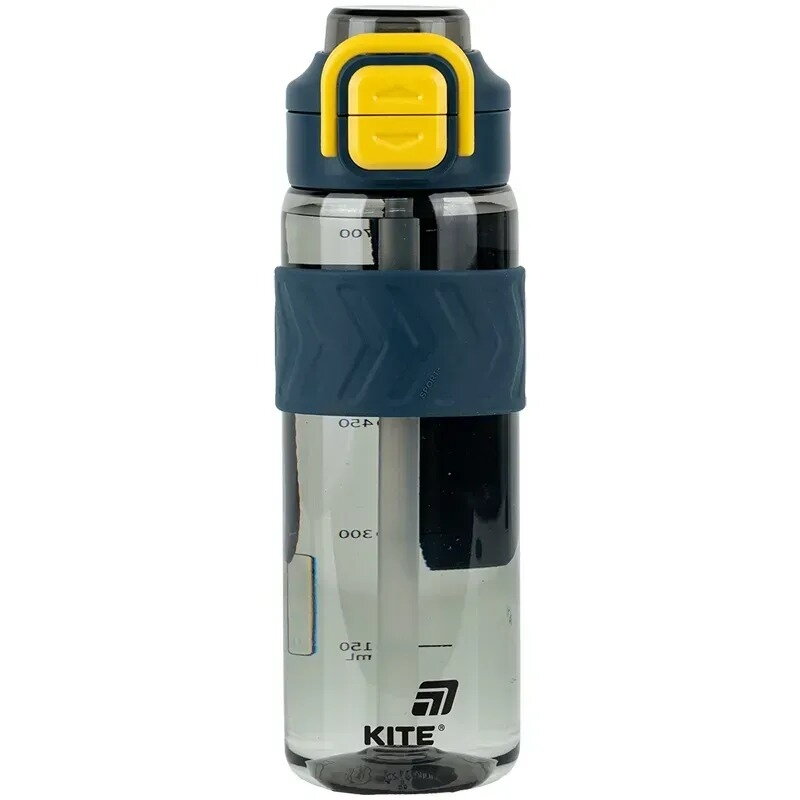 Gertuvė KITE, 800 ml, su užrakinamu dangteliu, pilkos-žalios sp. tritano plastikas