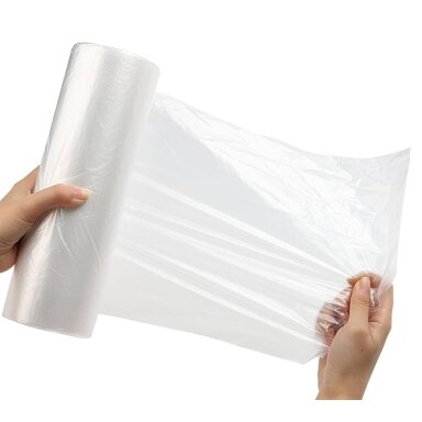 HDPE maišeliai, 250x400mm, 8mkr, 1000 vnt., skaidrūs, rulonėlyje HDPE maišeliai, 250x400mm, 8mkr, 1000 vnt., skaidrūs, rulonėlyje