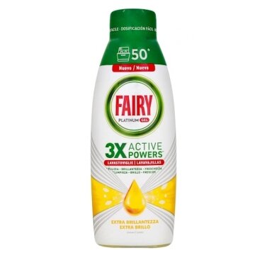 Indaplovių gelis FAIRY Platinum Extra Shine Lemon, 900 ml