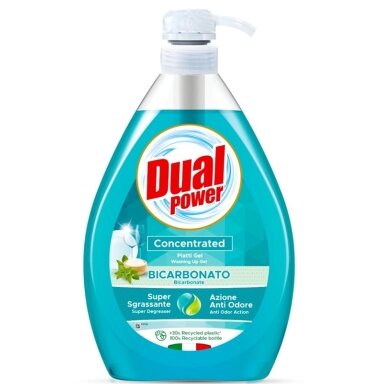Indų ploviklis DUAL POWER Bicarbonate&Sage, 1000 ml