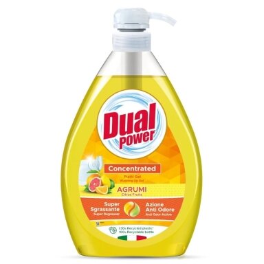 Indų ploviklis DUAL POWER Citrus, 1000 ml