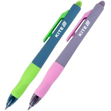 Ištrinamas automatinis gelinis rašiklis KITE, 0.5 mm, mėlynos sp. Ištrinamas automatinis gelinis rašiklis KITE, 0.5 mm, mėlynos sp.