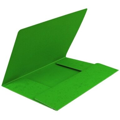 Kartoninis dėklas su guma FORPUS, A4, 400gsm, žalios sp. Kartoninis dėklas su guma FORPUS, A4, 400gsm, žalios sp.