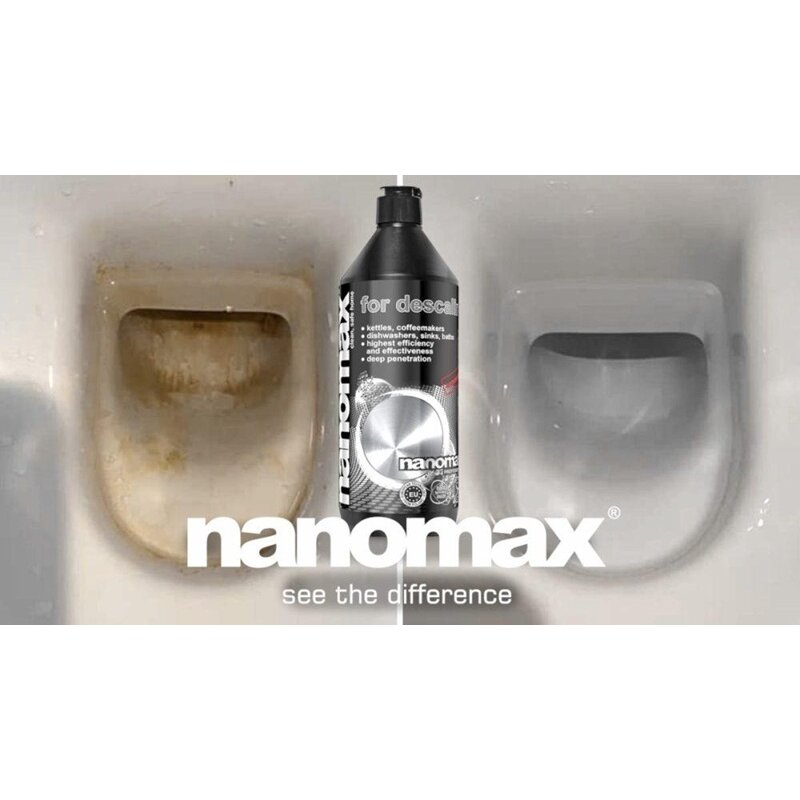 Kalkių nuosėdų šalinimo skystis NANOMAX Pro, 1 L 1