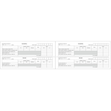 Knygelė ELEKTROS IR DUJŲ RODMENYS, 105x207mm, 31 lapas Knygelė ELEKTROS IR DUJŲ RODMENYS, 105x207mm, 31 lapas