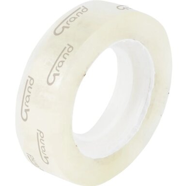Lipni juostelė GRAND, 12mm x 30m, skaidri Lipni juostelė GRAND, 12mm x 30m, skaidri