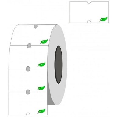 Lipnios etiketės į kainų ženklintuvus, 21,5x12mm, silpno lipnumo, 1000 etik., baltos sp. Lipnios etiketės į kainų ženklintuvus, 21,5x12mm, silpno lipnumo, 1000 etik., baltos sp.