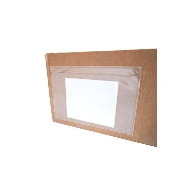 Lipnus vokas važtaraščiams, C5 (240x165mm), plastikinis, 30mkr, lipnus, skaidrus Lipnus vokas važtaraščiams, C5 (240x165mm), plastikinis, 30mkr, lipnus, skaidrus