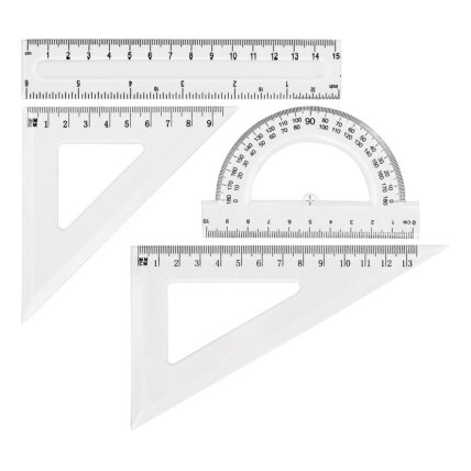 Liniuočių rinkinys GR-031T, Grand, 4 vnt. Liniuočių rinkinys GR-031T, Grand, 4 vnt.