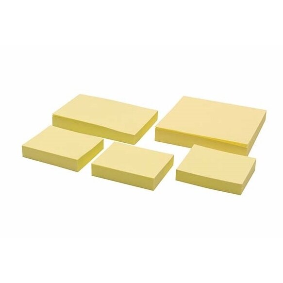 Lipnūs lapeliai užrašams 654, Eagle, 75x75mm, 100 lapelių, geltonos sp. 2 Lipnūs lapeliai užrašams 654, Eagle, 75x75mm, 100 lapelių, geltonos sp. 2