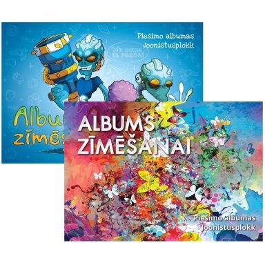 Piešimo albumas, A3, 25 lapai, 120gsm Piešimo albumas, A3, 25 lapai, 120gsm