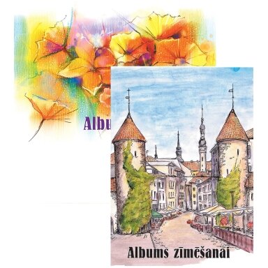 Piešimo albumas, A3, 30 lapų, 120gsm Piešimo albumas, A3, 30 lapų, 120gsm