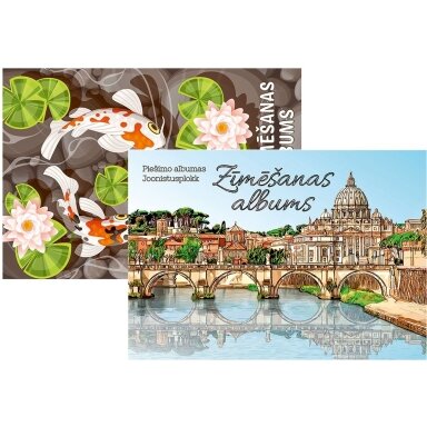 Piešimo albumas, A4, 25 lapai, 120gsm Piešimo albumas, A4, 25 lapai, 120gsm