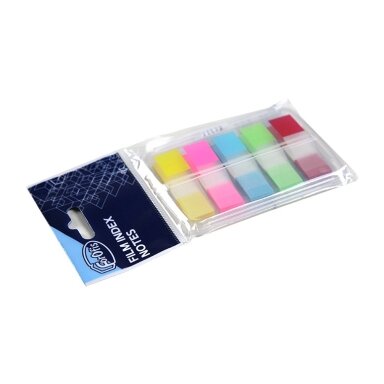 Plastikiniai indeksai-žymekliai FOROFIS, 44x12mm, 150 lapelių, 5 neoninės sp., dėžutėje Plastikiniai indeksai-žymekliai FOROFIS, 44x12mm, 150 lapelių, 5 neoninės sp., dėžutėje