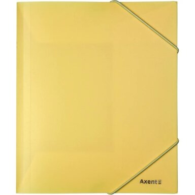 Plastikinis dėklas su guma PASTELINI, Axent, A5, 410mkr, geltonos sp. Plastikinis dėklas su guma PASTELINI, Axent, A5, 410mkr, geltonos sp.