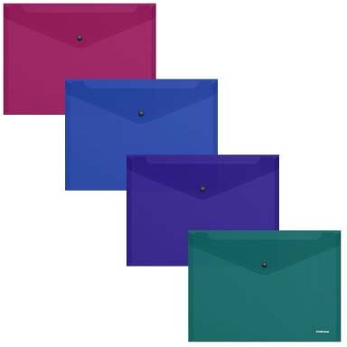 Plastikinis vokas su spaustuku GLOSSY VIVID, ErichKrause, C6, 180mkr, permatomas, 4 sp. Plastikinis vokas su spaustuku GLOSSY VIVID, ErichKrause, C6, 180mkr, permatomas, 4 sp.