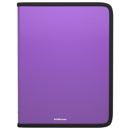 Plastikinis dėklas su užtrauktuku MATT VIVID, ErichKrause, A4+, 500mkr, 4 sp. 3