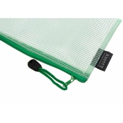 Plastikinis vokas su užtrauktuku AXENT, A4, 180mkr, permatomas, 4 sp. 3