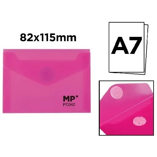 Plastikiniai vokai su lipduku MP, A7, 260mkr, permatomi, įvairių sp., 2 vnt. 1 Plastikiniai vokai su lipduku MP, A7, 260mkr, permatomi, įvairių sp., 2 vnt. 1