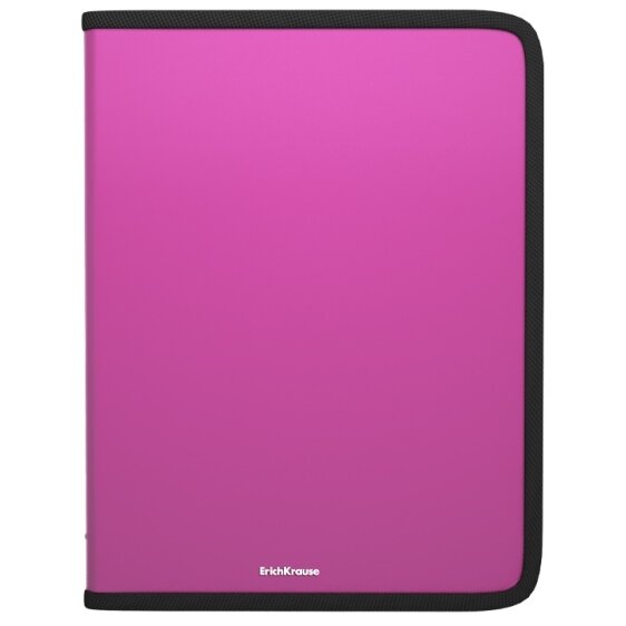 Plastikinis dėklas su užtrauktuku MATT VIVID, ErichKrause, A4+, 500mkr, 4 sp. 2