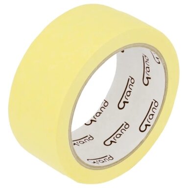 Popierinė lipni juosta, Grand, 48mm x 40m, geltonos sp. Popierinė lipni juosta, Grand, 48mm x 40m, geltonos sp.
