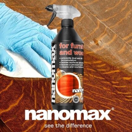 Purškiamas baldų ir medienos gaminių valiklis NANOMAX Pro, 500ml 1
