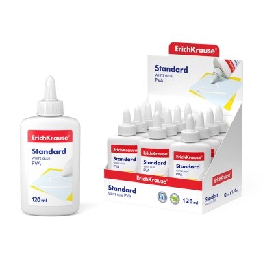 PVA klijai EASY STICK, ErichKrause, 120ml PVA klijai EASY STICK, ErichKrause, 120ml