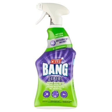 Riebalų ir nešvarumų valiklis CILLIT BANG Expert Grease & Smudges, 750 ml Riebalų ir nešvarumų valiklis CILLIT BANG Expert Grease & Smudges, 750 ml