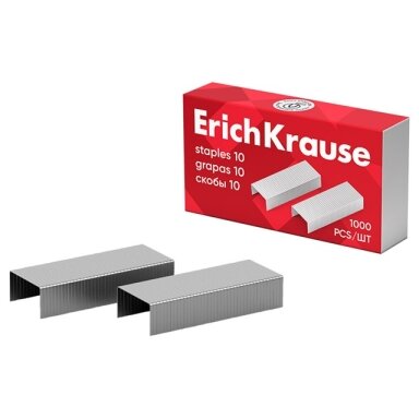 Sąsagėlės ErichKrause, Nr. 10, 1000 vnt. Sąsagėlės ErichKrause, Nr. 10, 1000 vnt.