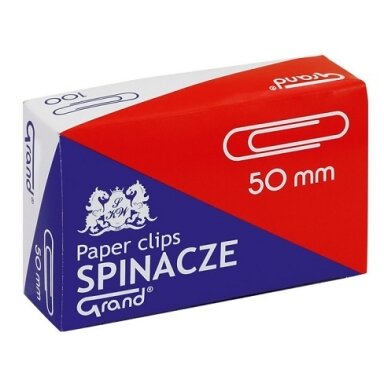 Sąvaržėlės R50, Grand, ilgis 50mm, 100vnt. Sąvaržėlės R50, Grand, ilgis 50mm, 100vnt.